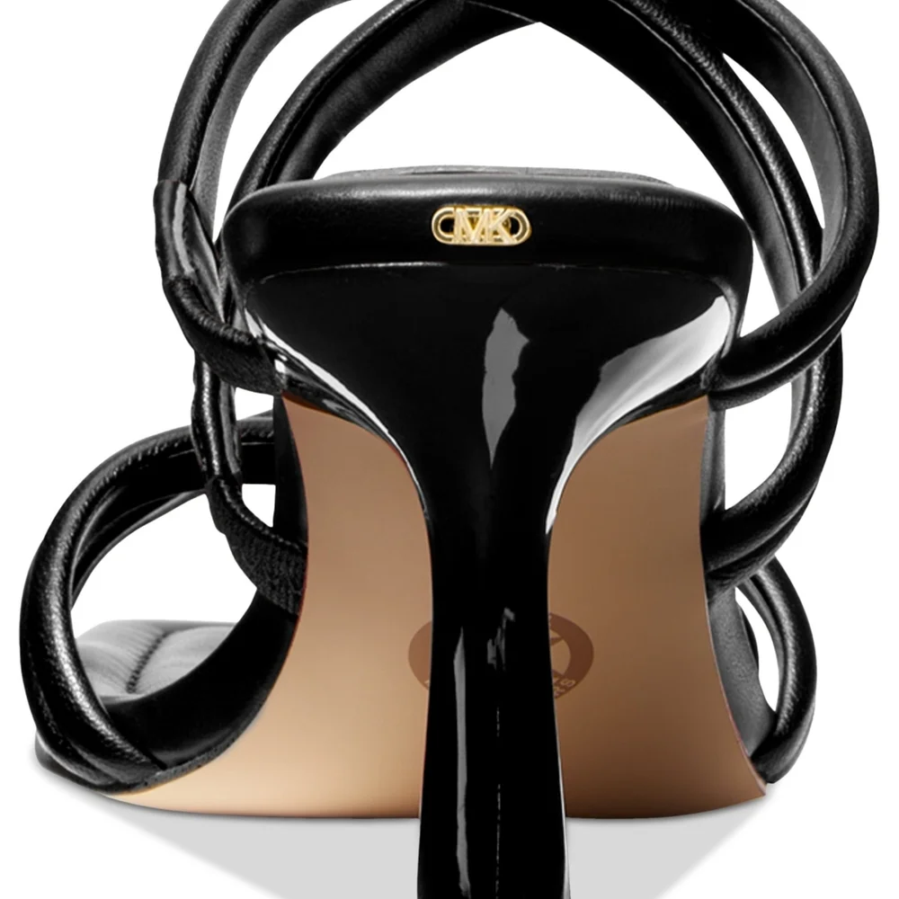 MICHAEL Michael Kors Black Sculptural Heels. Like New.